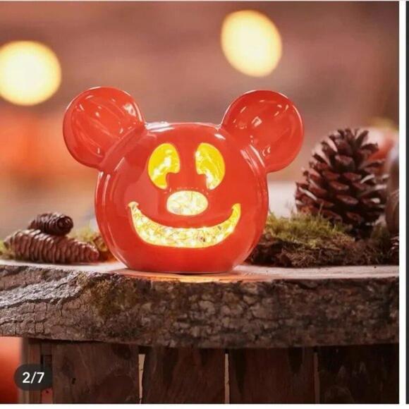 Disney Other - Disney Mickey Halloween Candle Holder - (New)